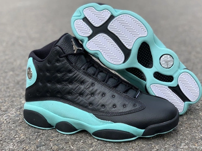 Kicktheory Green Black 414571-030 Retro Jordan 13 Air Island 0629